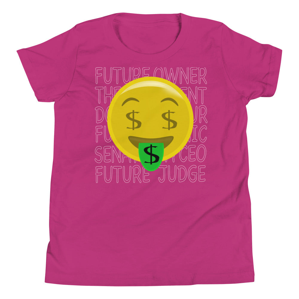 Children Money Emoji T-Shirt