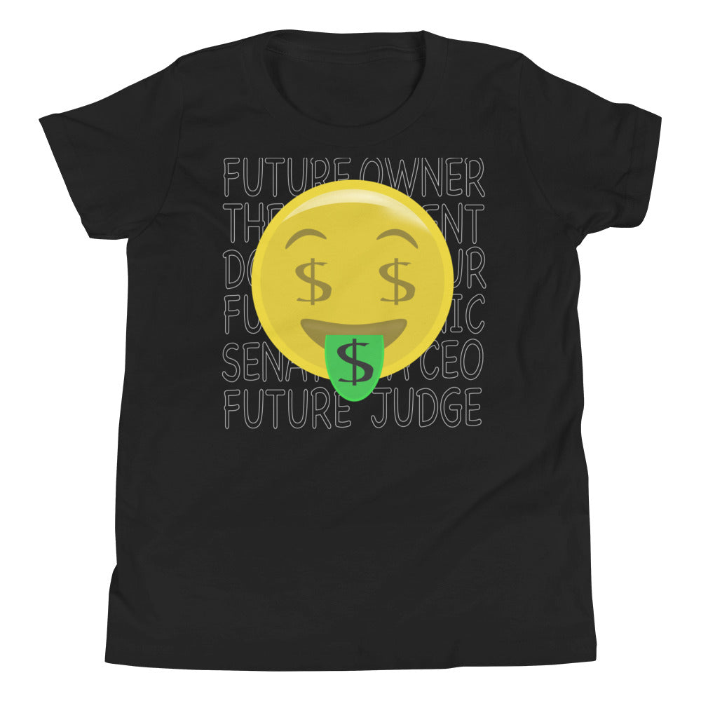 Children Money Emoji T-Shirt